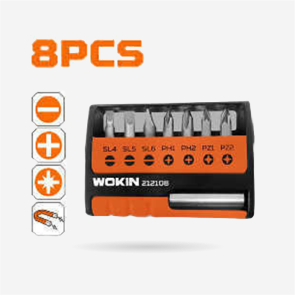 Wokin 8PCS SCREWDRIVER BIT SET, 212108 - Image 2