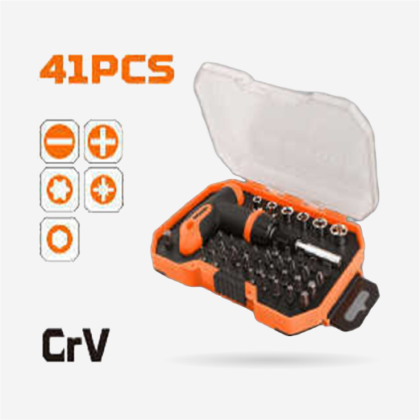 Wokin 41PCS BIT & SOCKET SET, 206741 - Image 2