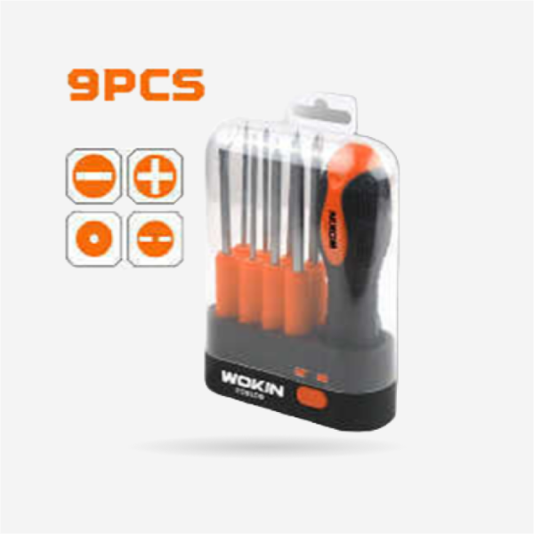 Wokin 9PCS INTERCHANGEABLE SCREWDRIVER SET, 206109 - Image 2