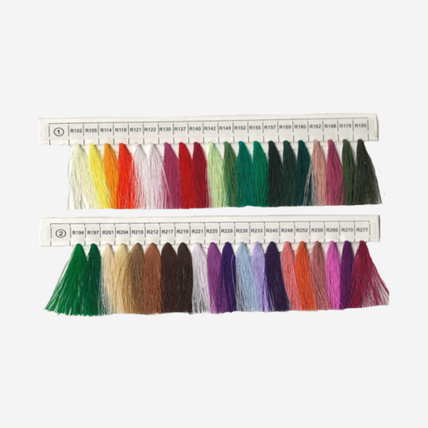 Rayon Embroidery Thread, (110 colours)