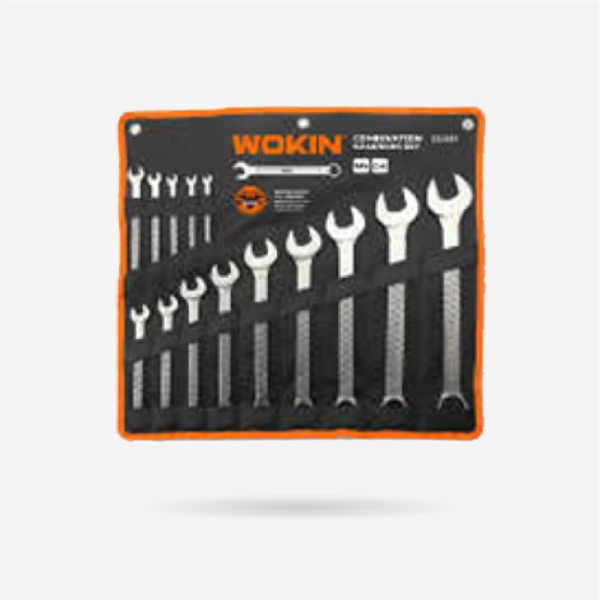 Wokin 14PCS COMBINATION SPANNERS SET (INDUSTRIAL), 150814