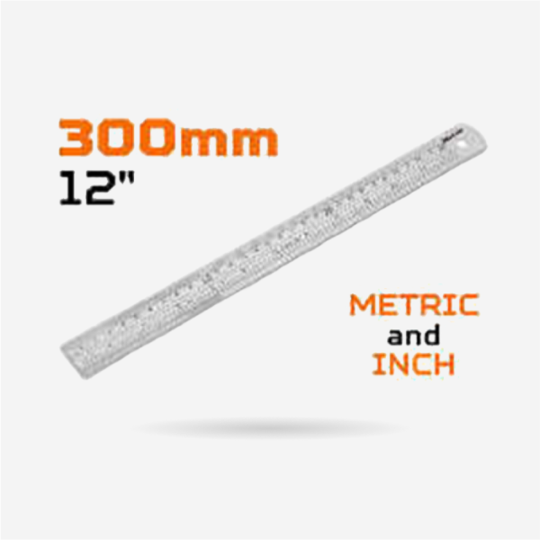 Wokin STAINLESS STEEL RULER (INDUSTRIAL), 501012 - Image 2